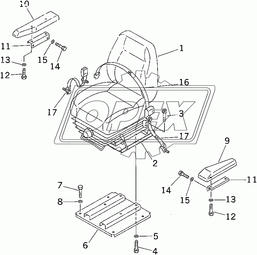  OPERATOR'S SEAT (36481-)