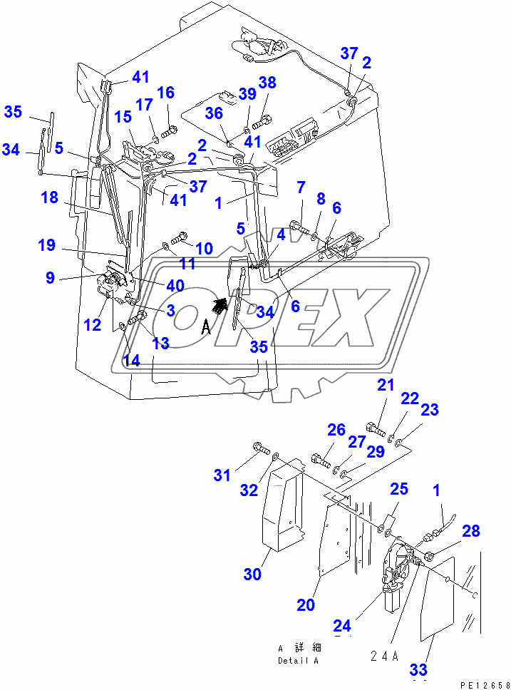  STEEL CAB (ELECTRICAL PARTS¤ FRONT) (7/9) (35001-)