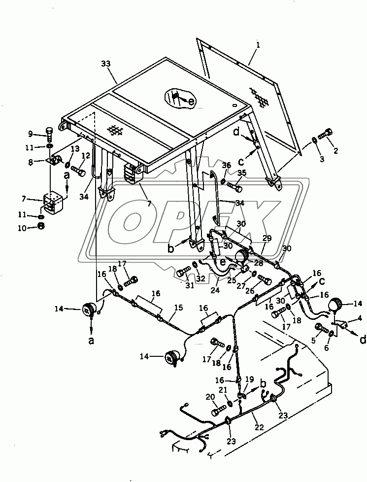  CAB GUARD (WOODY TERRAIN SPEC.) (35001-)