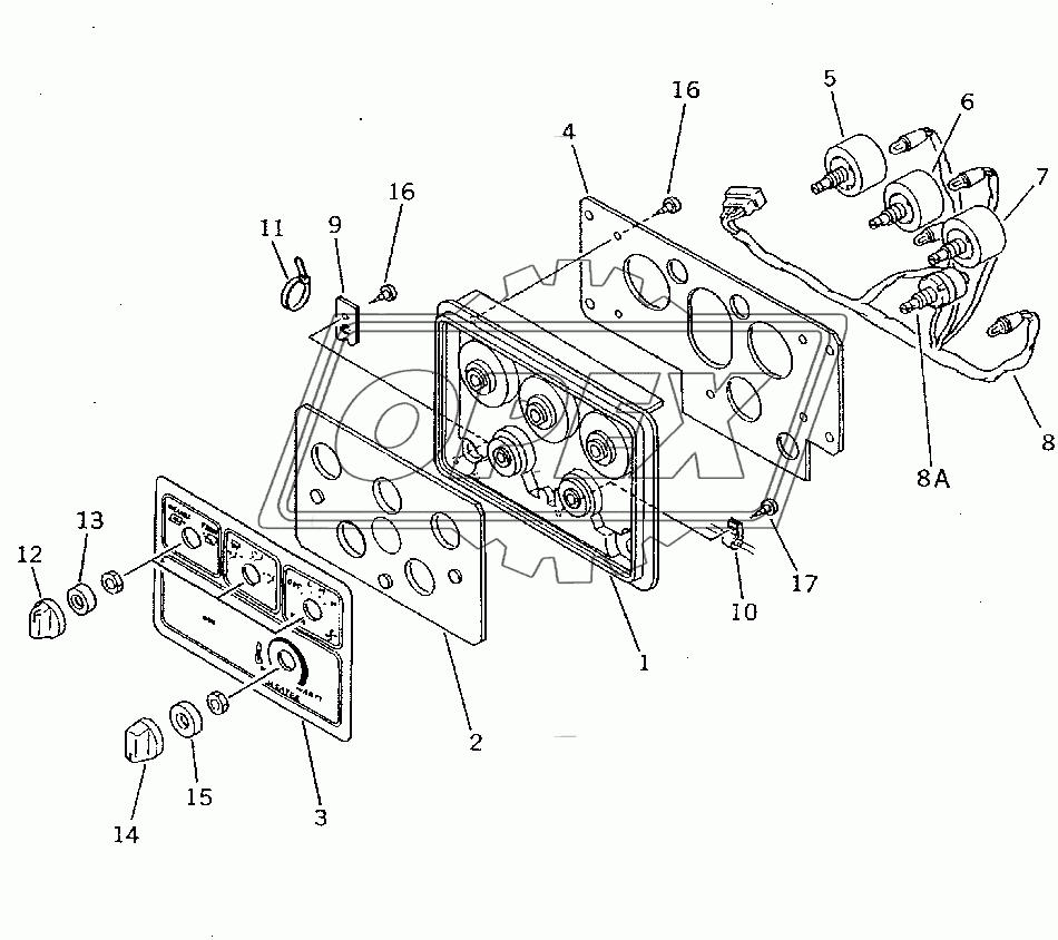  CONTROL PANEL (FOR HEATER) (35001-)