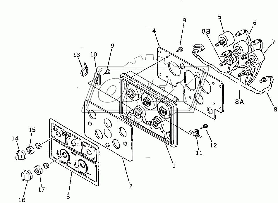  CONTROL PANEL (FOR AIR CONDITIONER) (35001-)