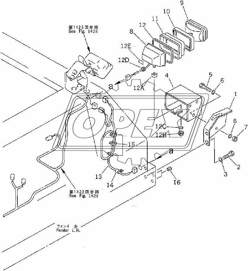  REAR LAMP (35001-)