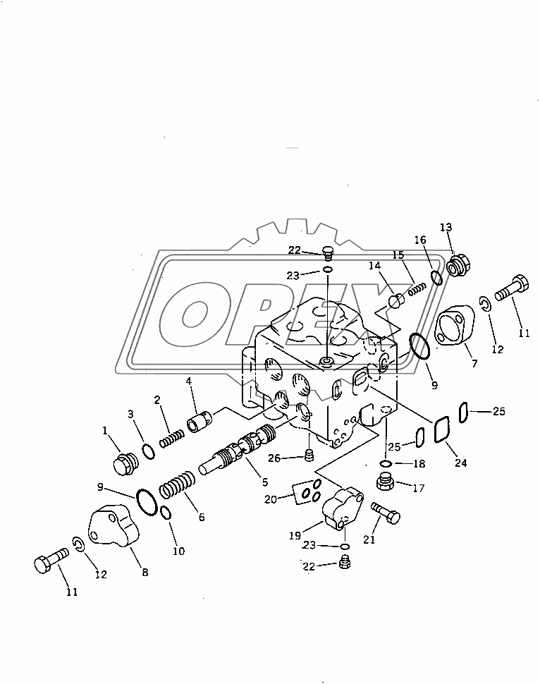  BLADE CONTROL VALVE (3/5) (35001-)