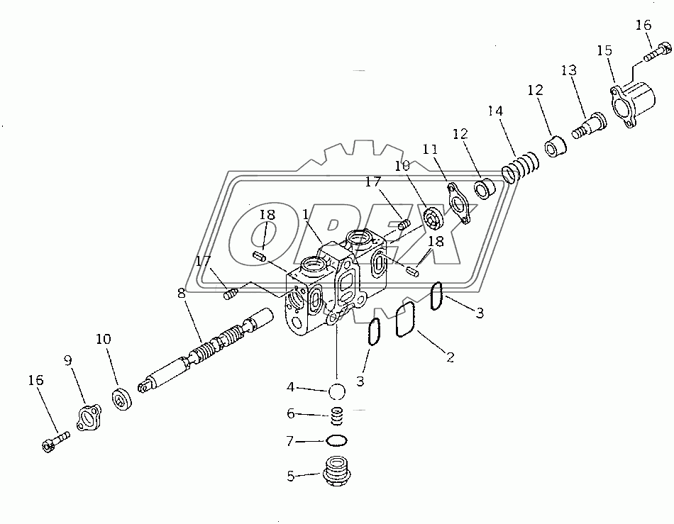  BLADE CONTROL VALVE (4/5) (35001-)