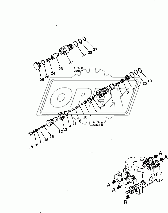  SCRAPER CONTROL VALVE (2/2) (35001-)