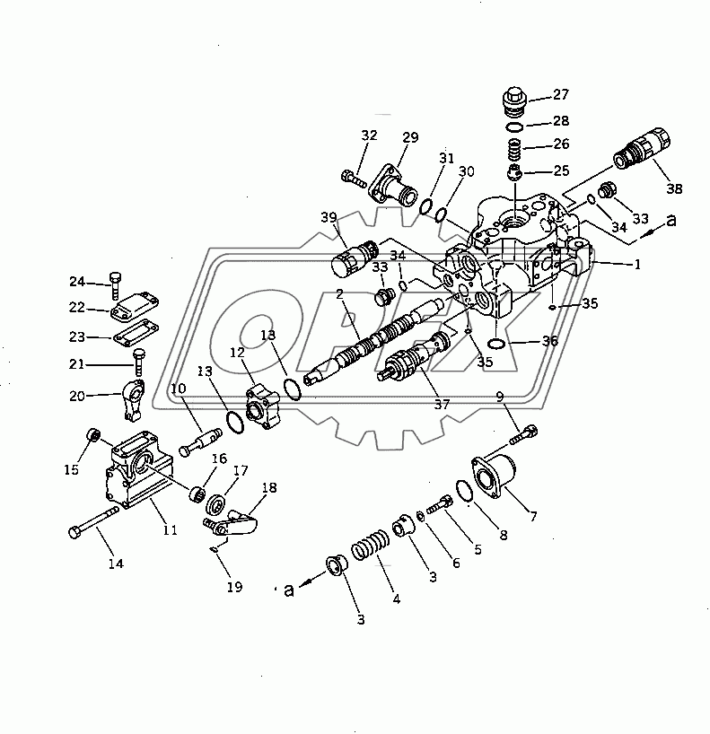  RIPPER CONTROL VALVE (1/2) (35001-)