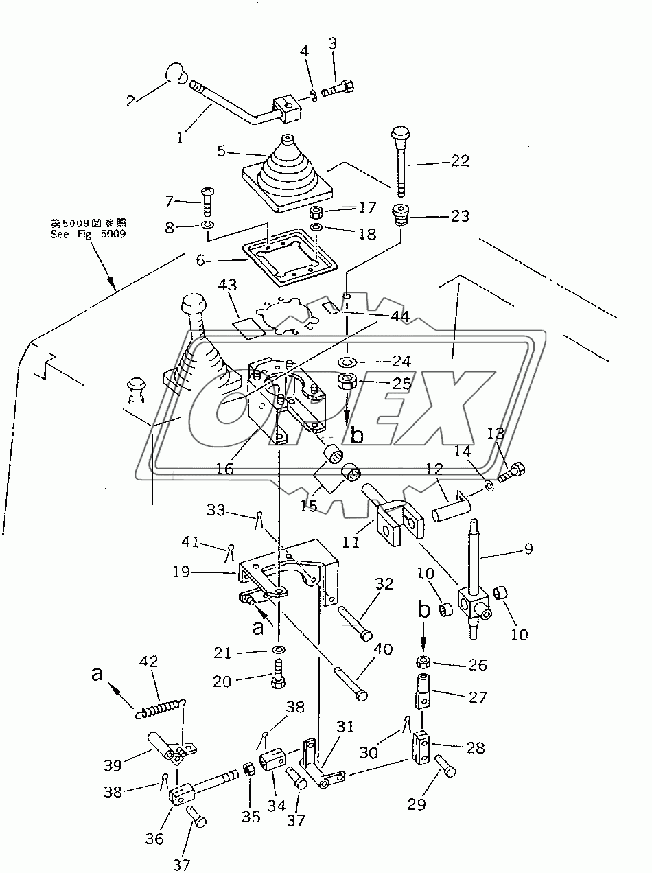  TOWING WINCH CONTROL LEVER (35001-)