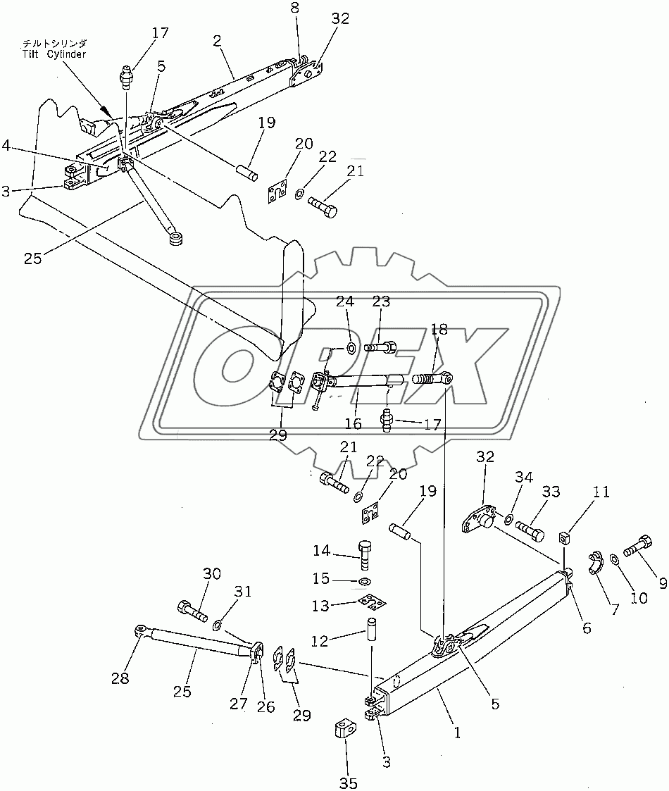  STRAIGHT TILT FRAME (35001-)