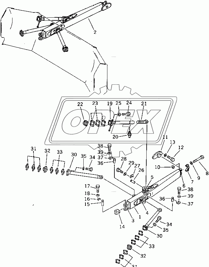  STRAIGHT FRAME  (FOR COAL DOZER) (35001-)