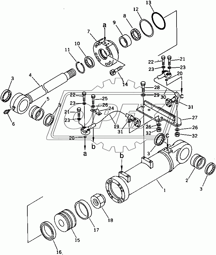  RIPPER CYLINDER (35001-)