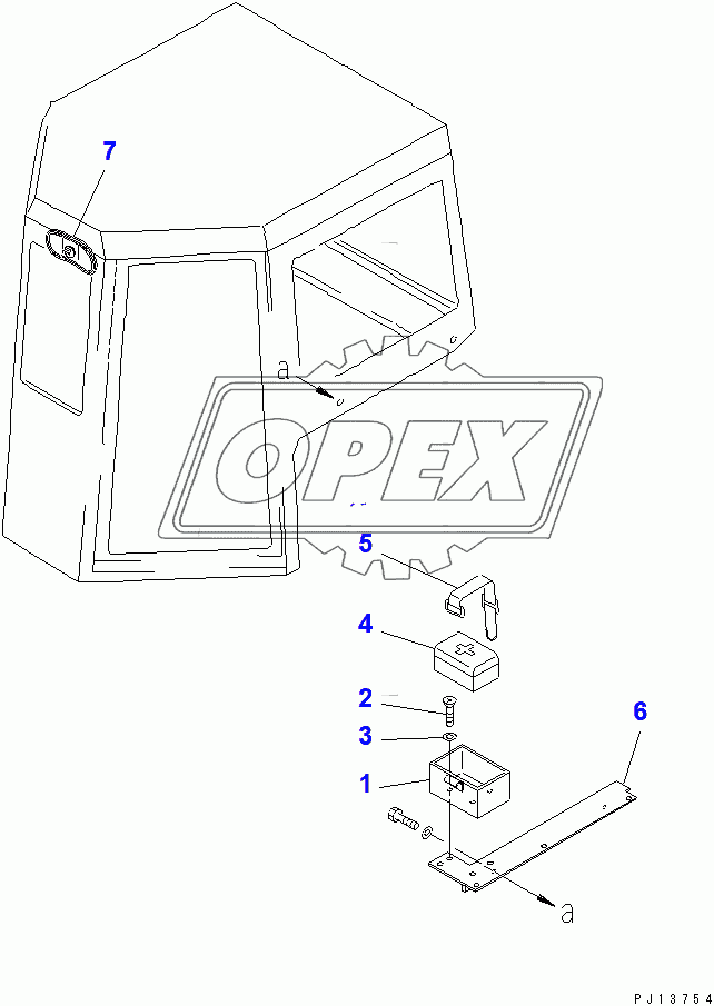  FIRST AID BOX (TBG SPEC.) (35001-)