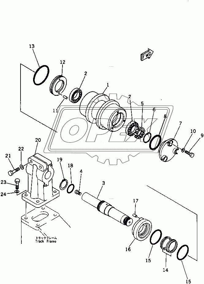  CARRIER ROLLER (35001-)