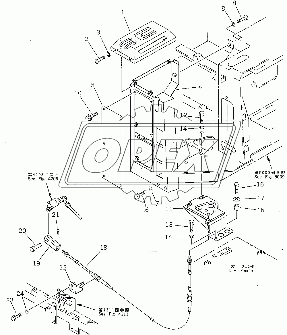  TRANSMISSION CONTROL LINKAGE (2/3) (35001-35476)