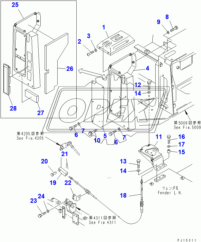  TRANSMISSION CONTROL LINKAGE (2/3) (35477-)