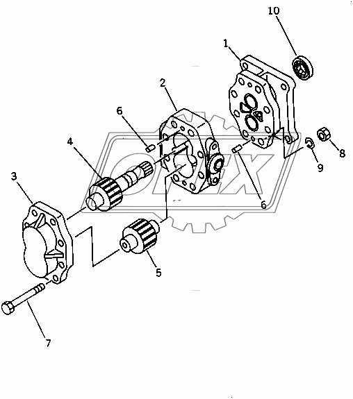  STEERING PUMP (35001-)