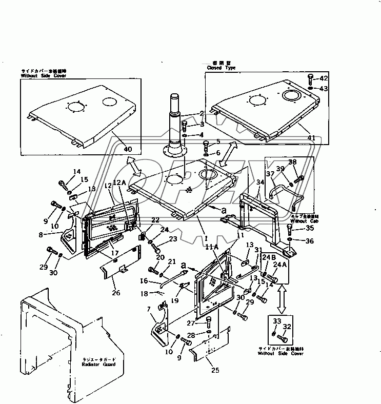  ENGINE HOOD AND DASHBOAD (35001-)