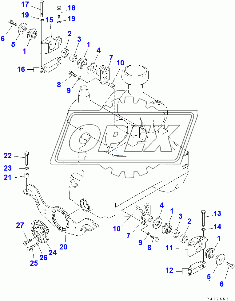  ENGINE MOUNT (36534-37646)