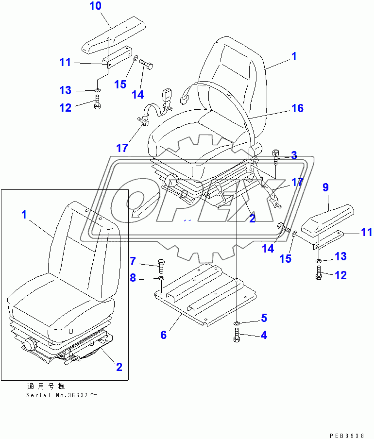  OPERATOR'S SEAT