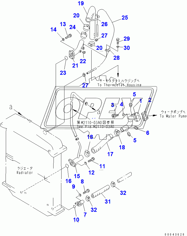  RADIATOR PIPING (37822-)