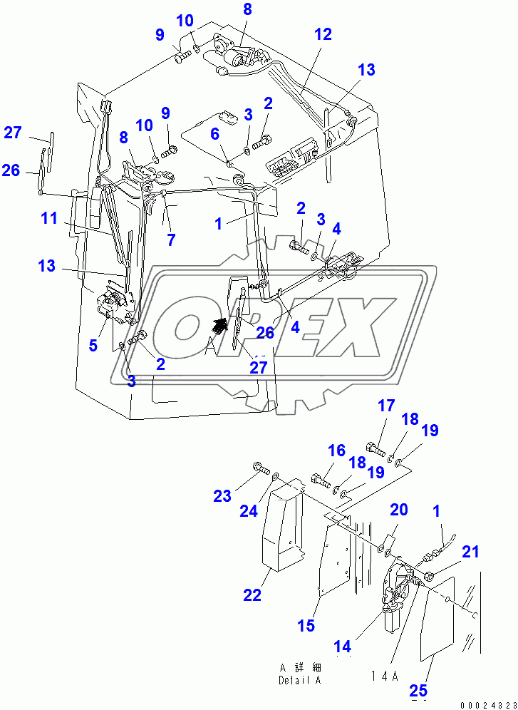  STEEL CAB (ELECTRICAL PARTS FRONT)