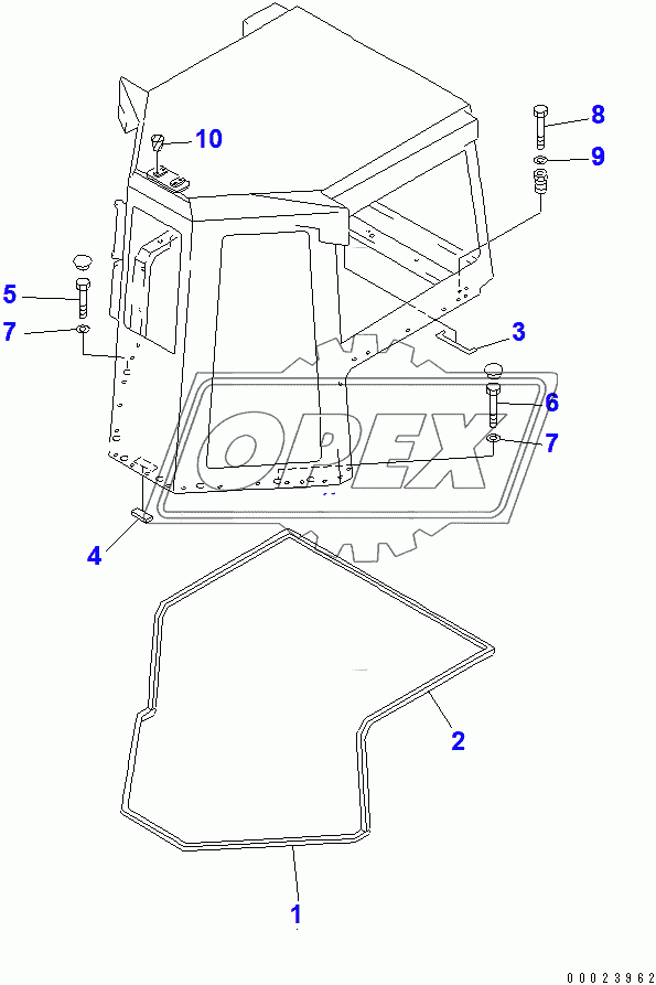  STEEL CAB (MOUNT)