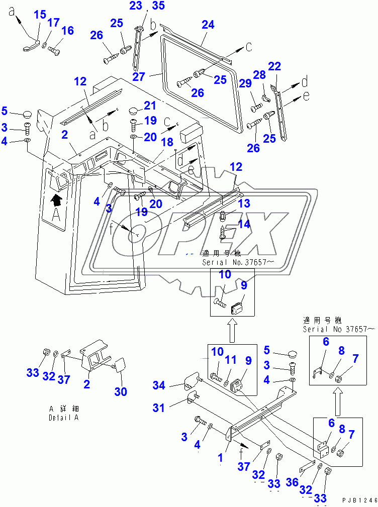  STEEL CAB (FURNITURE IN CAB REAR)