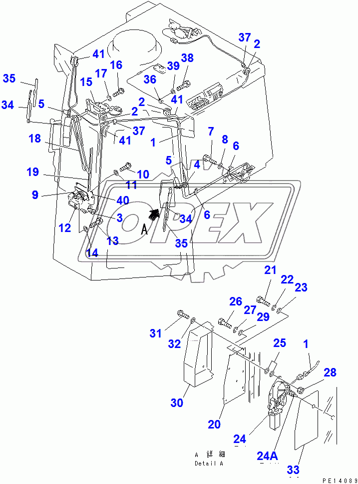  STEEL CAB (ELECTRICAL PARTS FRONT) (7/9) (COLD TERRAIN SPEC.)