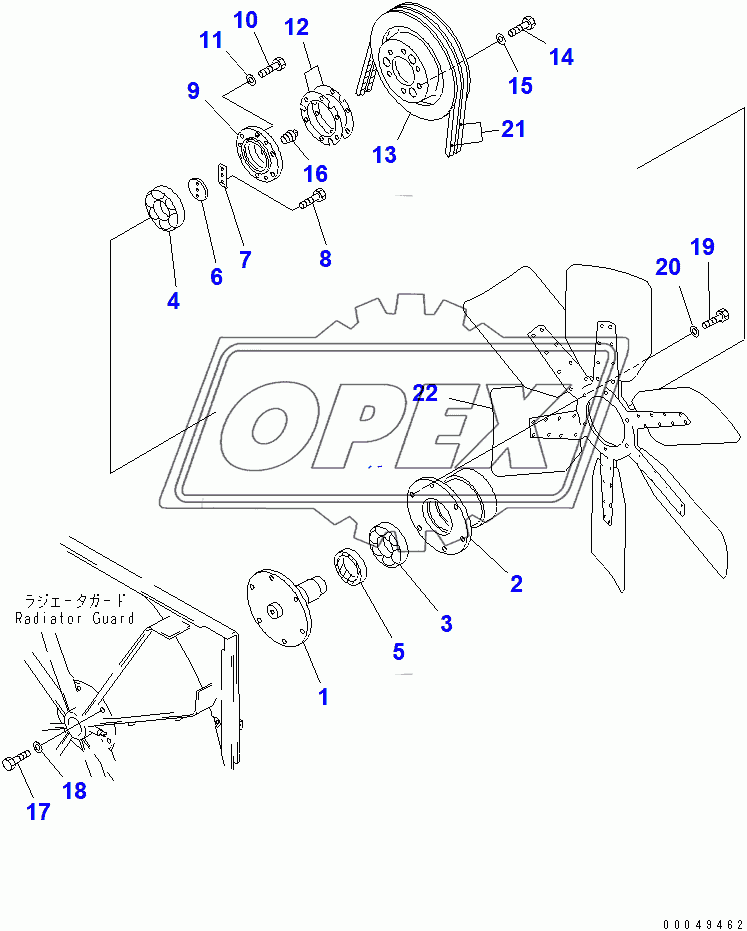  RADIATOR FAN PULLEY