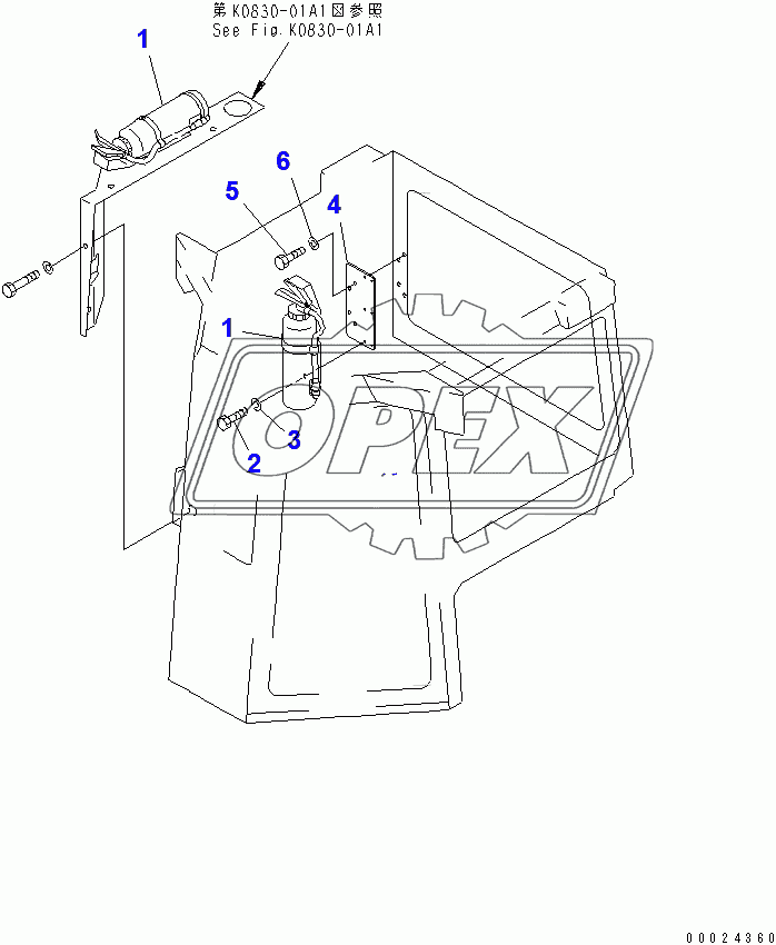  EXTINGUISHER (TRIMMING FOR CHINA)(37722-)