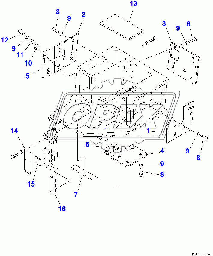  FLOOR FRAME NOISE REDUCTION