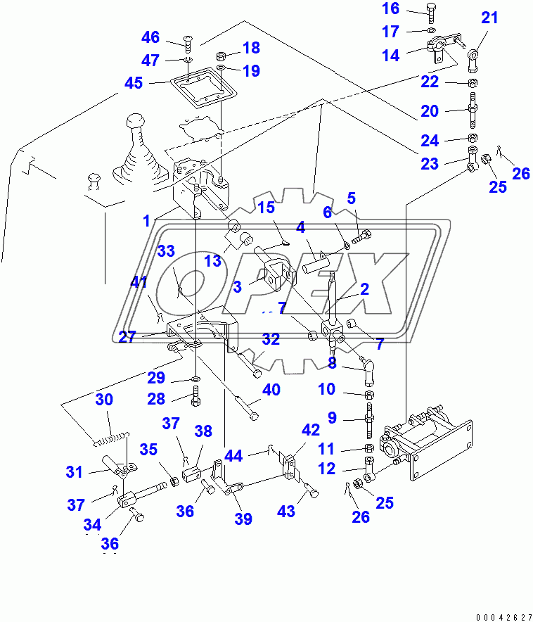  TOWING WINCH CONTROL LINKAGE