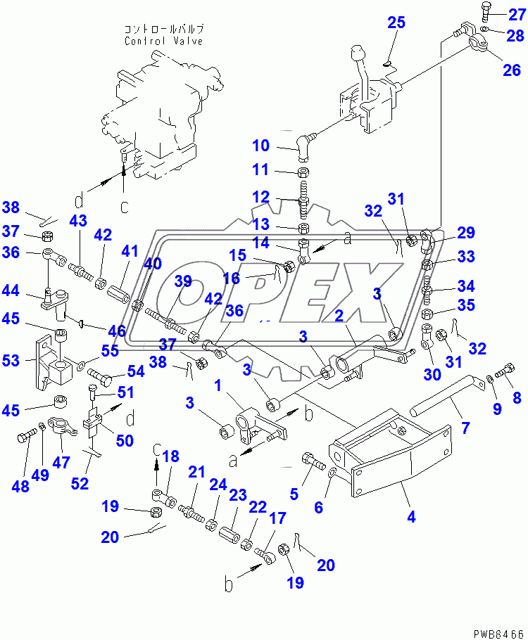  BLADE CONTROL LINKAGE (36534-37532)