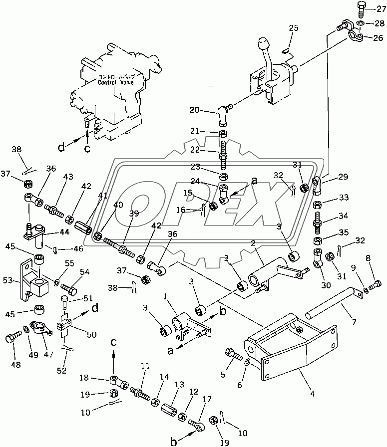  ANGEL BLADE CONTROL LINKAGE (36534-37532)