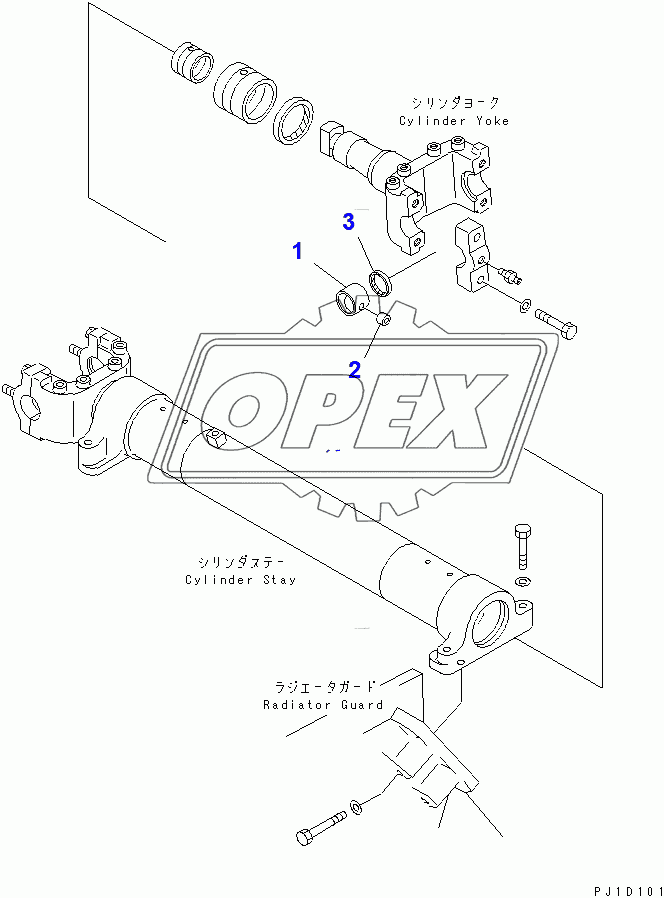  CYLINDER YOKE RELATED PARTS(37822-)