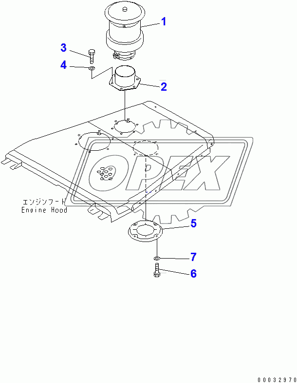  PRECLEANER COVER (FOR TURBO 2 )(37719-)