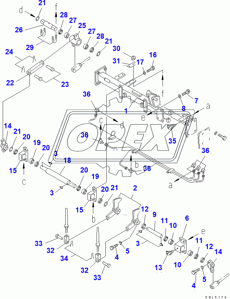  STEERING AND BRAKE LINKAGE