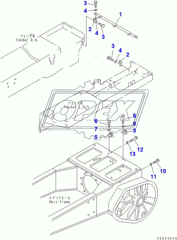  REAR COVER LESS (TRIMMING)(37673-)