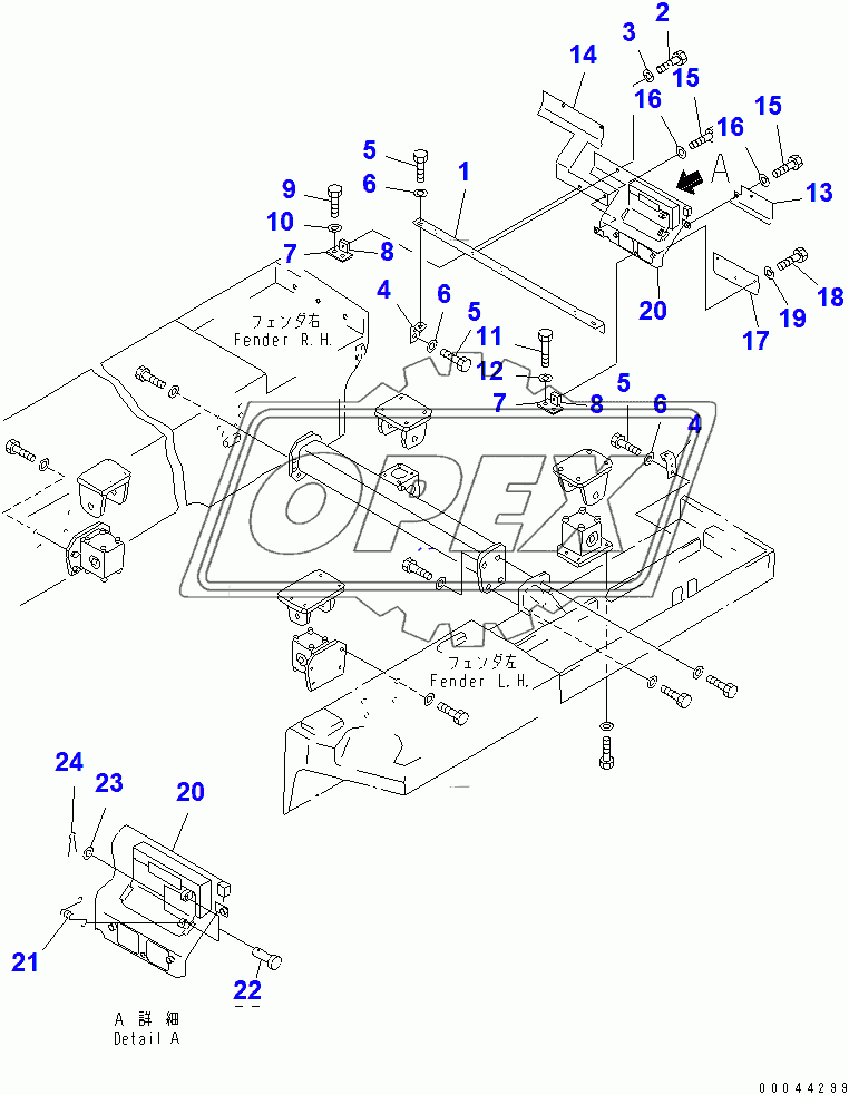  REAR COVER (WITH ROPS)(37822-)