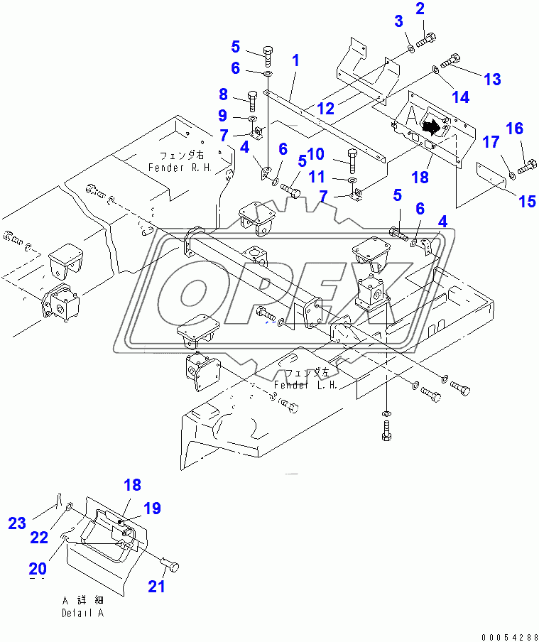  REAR COVER (WITH ROPS) (WITH SCRAPER)(37822-)