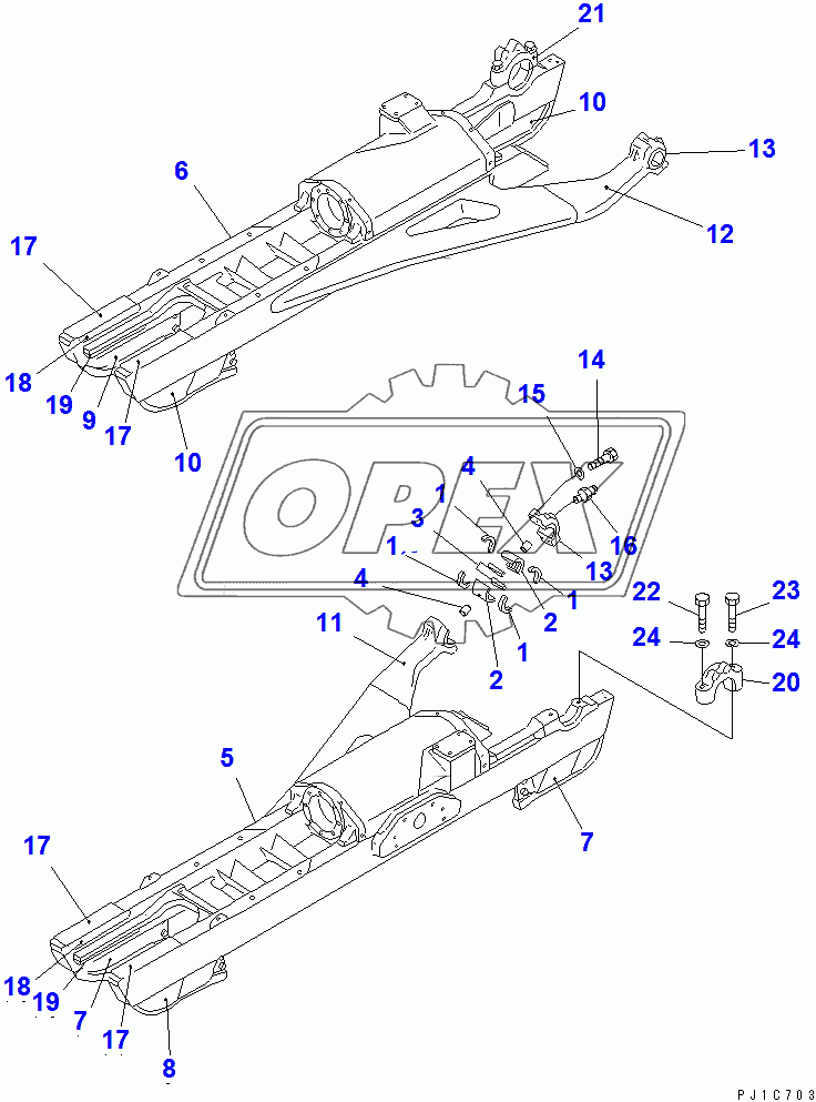  TRACK FRAME (D85A)(36534-37821)