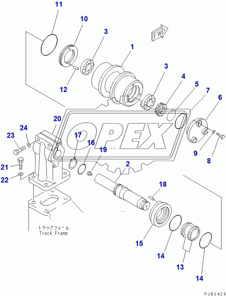  CARRIER ROLLER(36534-37821)