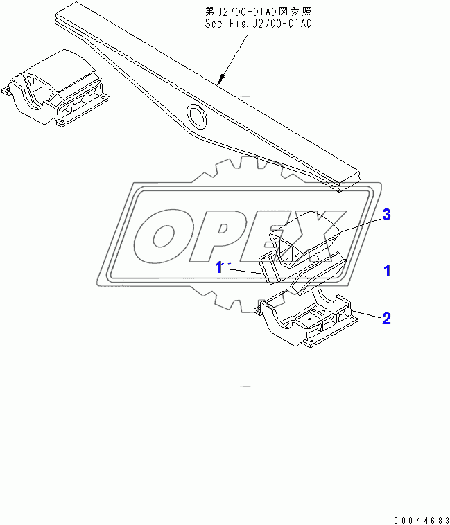  SUSPENSION (L.H.) (EQUALIZER BAR)(37822-)