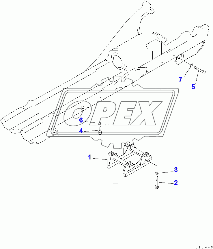  TRACK ROLLER GUARD (MINI SKIRT)