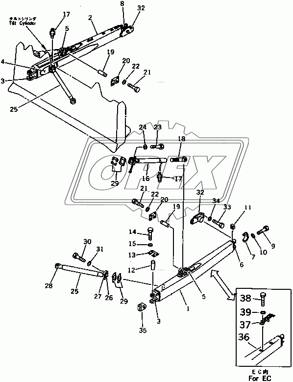  STRAIGHT TILT FRAME (36534-37821)