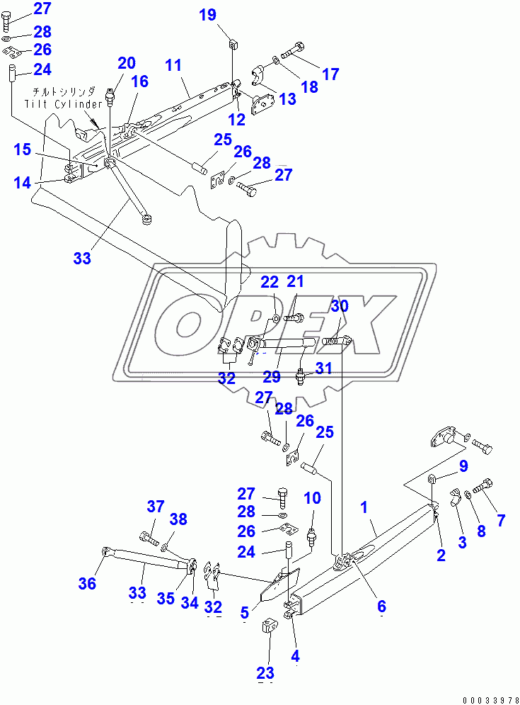  STRAIGHT TILT FRAME (37822-) 1