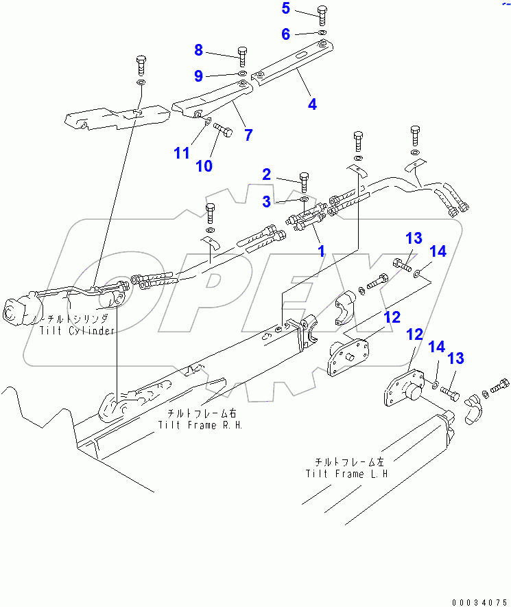  STRAIGHT TILT FRAME (37822-)
