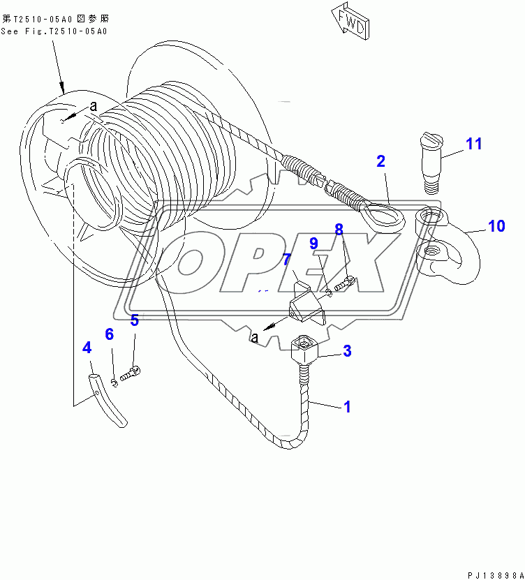  CABLE (FOR TOWING WINCH)