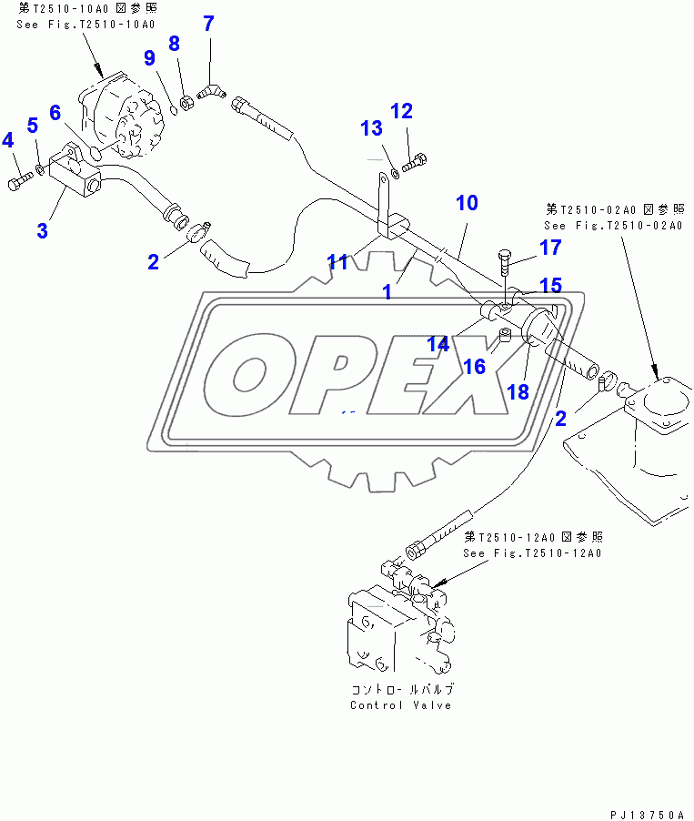  HYDRAULIC PIPING (FOR TOWING WINCH)