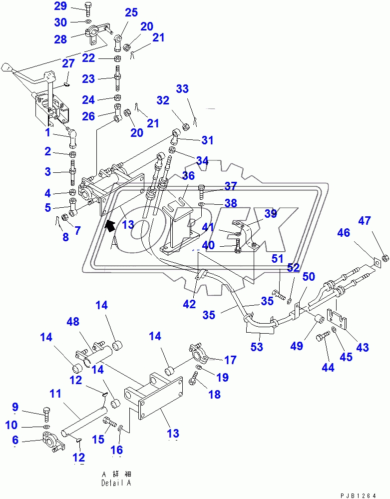  TOWING WINCH CONTROL LINKAGE