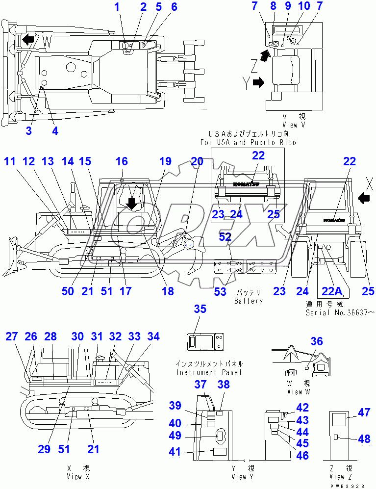  MARKS AND PLATES (ENGLISH) (D85A)(36534-37306)